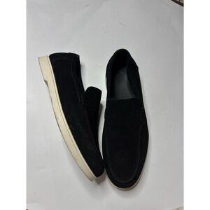 ZARA Men's US 11 EU 44 Black Suede Leather Slip-On Comfort Loafers Classy